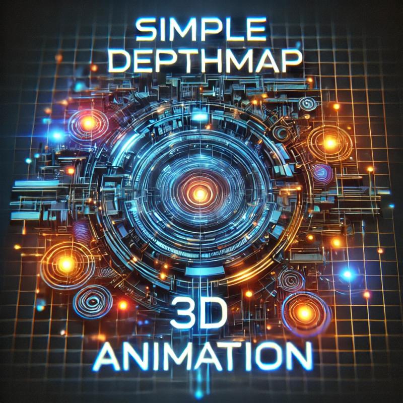 Simple DepthMap 3D Animation